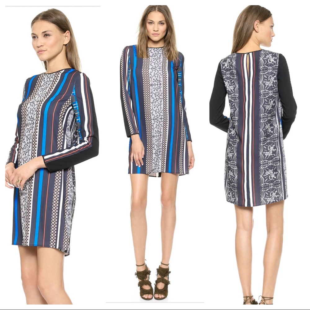NWT! Clover Canyon Library Stripe Dress - Multi